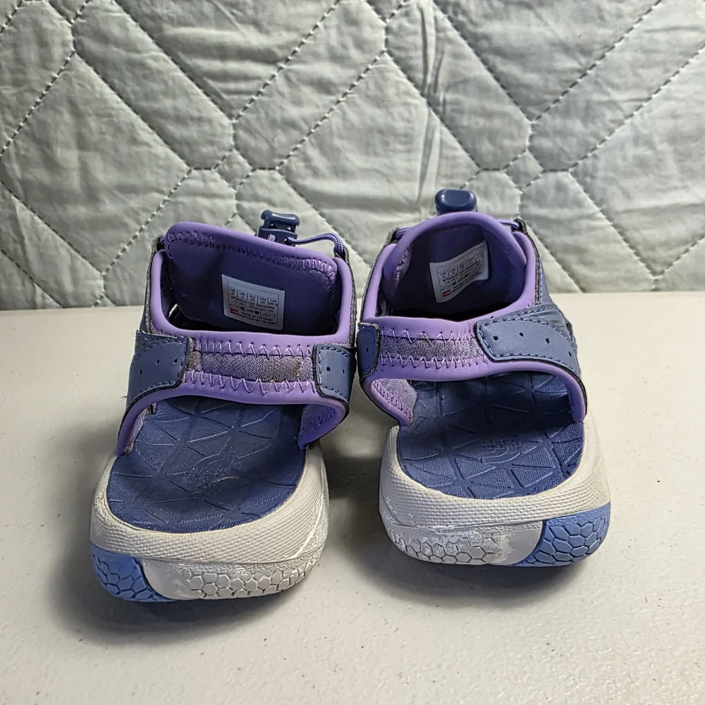 The North Face Kids Blue/Purple Sandal Sneakers Hiking Shoes Size 3